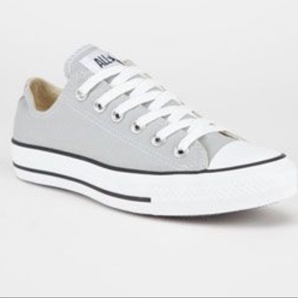 light grey converse low tops